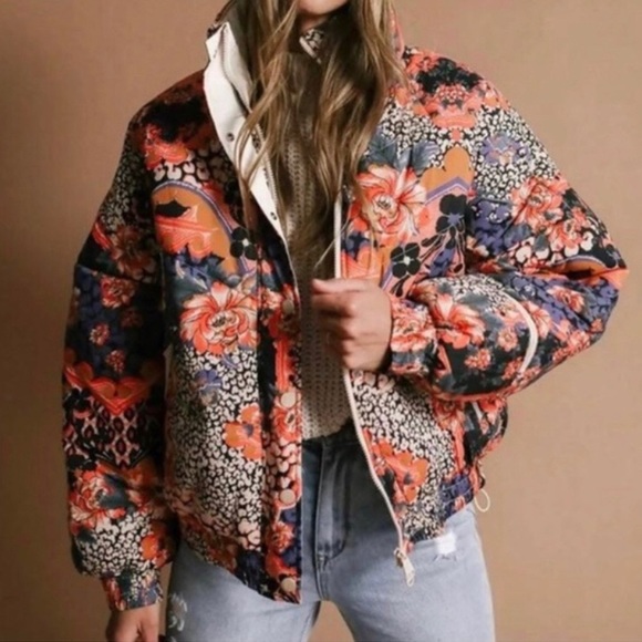 Nwt Free People Power House Puffer Coat 